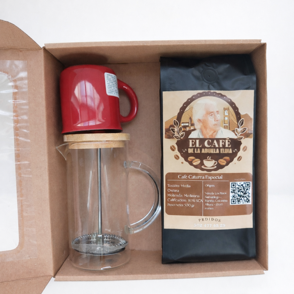 Kit amantes3 Kit Amantes del Café – Edición Especial Abuela Elina